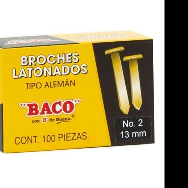 BROCHE ALEMAN 2 BACO CAJA C100 C.50
